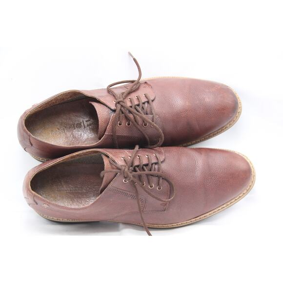 Timberland Oxford Shoes Men Size 12 Brown Pebble Leather Boot Company Plain Toe main image 6